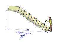 Precast Concrete stairs - RC-290#-A-76