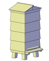Wooden Beehive - RF-0026-#-76