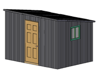Corrugated iron sheds - RG-0015-#-76