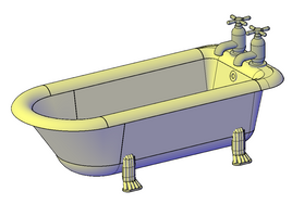 Cast Iron Bath Tub - RH-0030-T-76