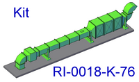 Rectangular Ducting System 2x1ft - RI-0018-K-76