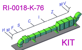 Rectangular Ducting System 2x1ft - RI-0018-K-76