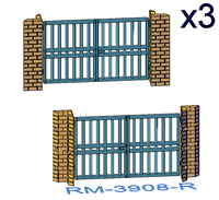 Low/High Brick Wall Gates - RM-x90x-A-76