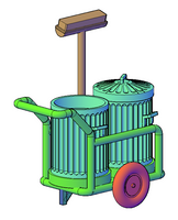 Street cleaner Dustcart - RS-0016-A-76
