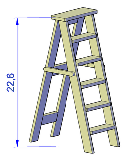 Open Step Ladder 5FT - RS-0051-O-76